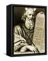 Moses with the Renewed Tablets-Philippe De Champaigne-Framed Stretched Canvas