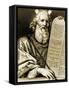 Moses with the Renewed Tablets-Philippe De Champaigne-Framed Stretched Canvas