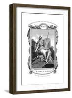 Moses with the Rod, and Ten Commandments, C1808-null-Framed Giclee Print