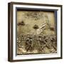 Moses with the Tablets of Law. Gates of Paradise. Baptistry. Florence. Italy-null-Framed Giclee Print
