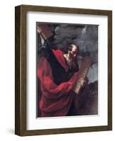 Moses with the Tablets of the Law-Guido Reni-Framed Giclee Print