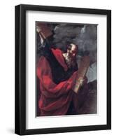 Moses with the Tablets of the Law-Guido Reni-Framed Giclee Print