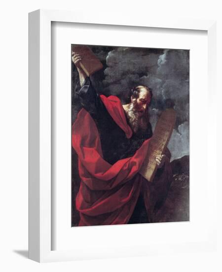 Moses with the Tablets of the Law-Guido Reni-Framed Giclee Print