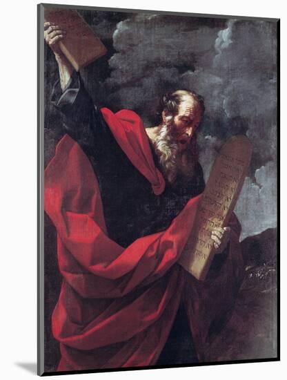 Moses with the Tablets of the Law-Guido Reni-Mounted Giclee Print