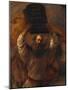 Moses with the Ten Commandments, 1659-Rembrandt van Rijn-Mounted Premium Giclee Print