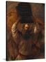 Moses with the Ten Commandments, 1659-Rembrandt van Rijn-Stretched Canvas