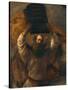 Moses with the Ten Commandments-Rembrandt van Rijn-Stretched Canvas