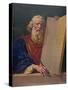 Moses with the Ten Commandments-null-Stretched Canvas