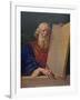 Moses with the Ten Commandments-null-Framed Giclee Print