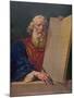 Moses with the Ten Commandments-null-Mounted Giclee Print