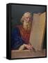 Moses with the Ten Commandments-null-Framed Stretched Canvas