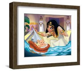 Moses-null-Framed Art Print