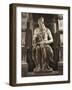 Moses-Michelangelo-Framed Art Print