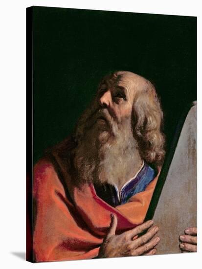 Moses-Guercino-Stretched Canvas
