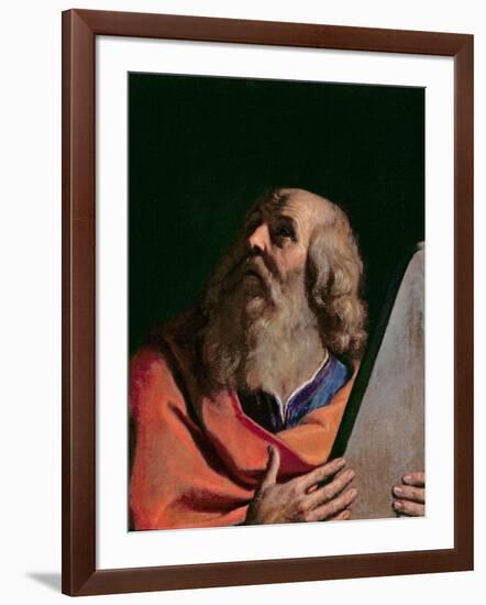 Moses-Guercino-Framed Giclee Print