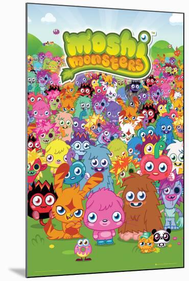 Moshi Monsters-Portrait-null-Mounted Poster