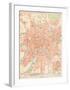 'Moskau' - A Map Of Moscow, 1892-Friedrich Arnold Brockhaus-Framed Giclee Print