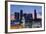 Moskva-City Skyline at Dusk-Jon Hicks-Framed Photographic Print