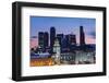 Moskva-City Skyline at Dusk-Jon Hicks-Framed Photographic Print