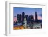 Moskva-City Skyline at Dusk-Jon Hicks-Framed Photographic Print