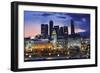 Moskva-City Skyline at Dusk-Jon Hicks-Framed Photographic Print