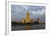Moskva River and Hotel Ukraine-Gavin Hellier-Framed Photographic Print