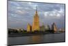 Moskva River and Hotel Ukraine-Gavin Hellier-Mounted Photographic Print