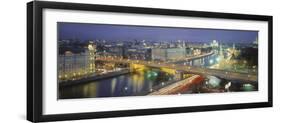 Moskva River, Moscow, Russia-Peter Adams-Framed Photographic Print