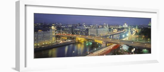 Moskva River, Moscow, Russia-Peter Adams-Framed Photographic Print