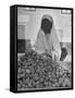Moslem Woman Shopping for Potatoes-John Phillips-Framed Stretched Canvas