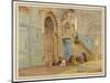 Moslems at Prayer in the Blue Mosque Cairo-Walter Tyndale-Mounted Art Print