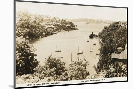 Mosman Bay, Sydney Harbour, Sydney, Australia-null-Mounted Photographic Print