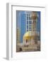 Mosque and Contemporary Architecture, Abu Dhabi, United Arab Emirates, Middle East-Frank Fell-Framed Photographic Print