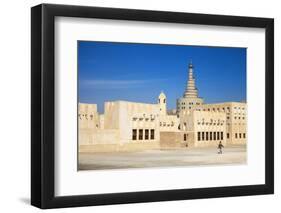Mosque and Fanar Qatar Islamic Cultural Center, Doha, Qatar, Middle East-Jane Sweeney-Framed Photographic Print
