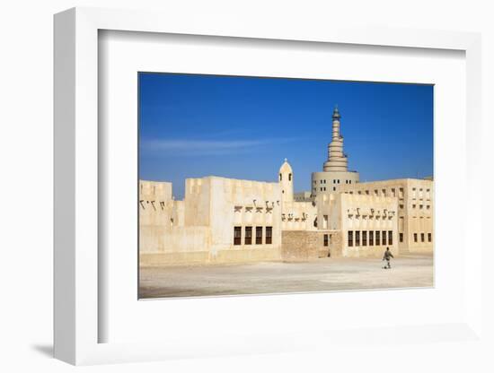 Mosque and Fanar Qatar Islamic Cultural Center, Doha, Qatar, Middle East-Jane Sweeney-Framed Photographic Print