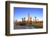 Mosque and Gardens, Tiznit, Morocco, North Africa, Africa-Neil-Framed Photographic Print