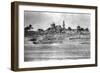 Mosque and Graveyard Near Baghdad, 1918-null-Framed Giclee Print