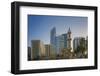 Mosque and Modern Buildings Downtown Abu Dhabi, United Arab Emirates, Middle East-Angelo Cavalli-Framed Photographic Print