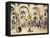 Mosque at Cordoba, from "Sketches of Spain"-John Frederick Lewis-Framed Stretched Canvas