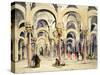Mosque at Cordoba, from "Sketches of Spain"-John Frederick Lewis-Stretched Canvas
