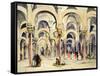 Mosque at Cordoba, from "Sketches of Spain"-John Frederick Lewis-Framed Stretched Canvas