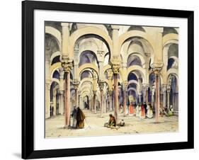Mosque at Cordoba, from "Sketches of Spain"-John Frederick Lewis-Framed Giclee Print