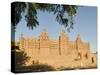 Mosque at Djenne, Mali, West Africa-Janis Miglavs-Stretched Canvas