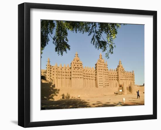 Mosque at Djenne, Mali, West Africa-Janis Miglavs-Framed Photographic Print