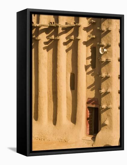 Mosque at Djenne, Mali, West Africa-Janis Miglavs-Framed Stretched Canvas