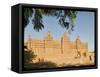 Mosque at Djenne, Mali, West Africa-Janis Miglavs-Framed Stretched Canvas