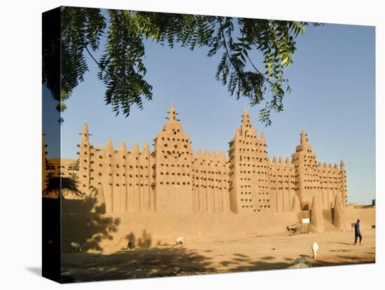 Mosque at Djenne, Mali, West Africa-Janis Miglavs-Stretched Canvas
