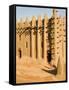 Mosque at Djenne, the largest mud-brick building in the world, Mali, West Africa-Janis Miglavs-Framed Stretched Canvas