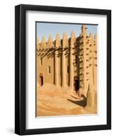 Mosque at Djenne, the largest mud-brick building in the world, Mali, West Africa-Janis Miglavs-Framed Premium Photographic Print