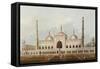 Mosque at Lucknow-Henry Salt-Framed Stretched Canvas